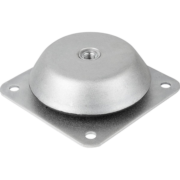 Kipp Machine Foot, Form:B Steel, With Tear Protection, Comp:Elast. Natural Rubber K0687.150160 - main